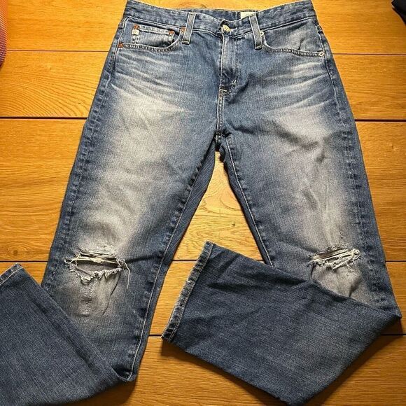 AG Adriano Goldschmied ex-boyfriend slouchy slim jeans 26 - Picture 1 of 12